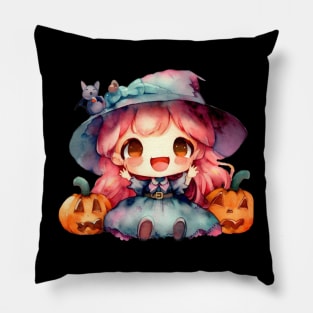 Little Cuties - Red Witch Pillow