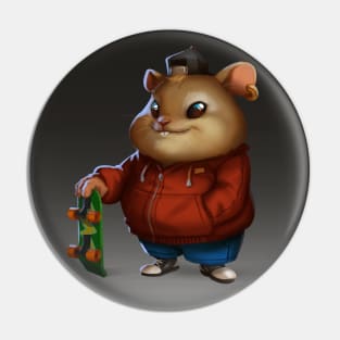 stylish hamster Pin