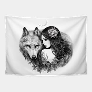 White Wolf Tapestry