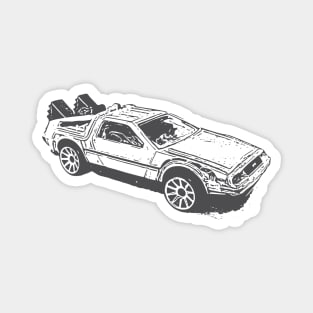 Delorean Time Machine Magnet