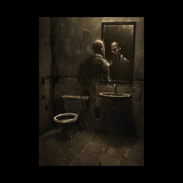 The bathroom by Danny Ingrassia Art