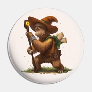 Sloth Mage Pin