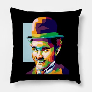 Funny Man In Wpap Art Pillow