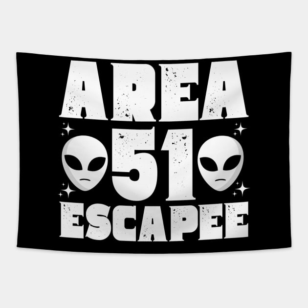 Area 51 Escapee Tapestry by Eugenex