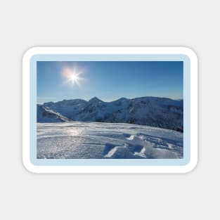 Winter mountain landscape, Tatry Mountains Magnet