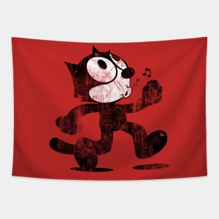 Felix Faded Cat Tapestry