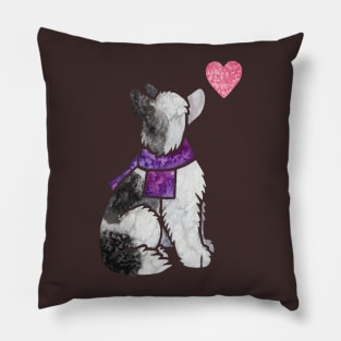 Chinese Crested Dog Powderpuff Pillow