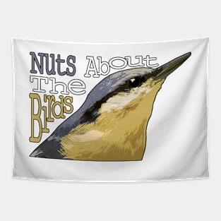 Nuts About The Birds - Nuthatch Tapestry