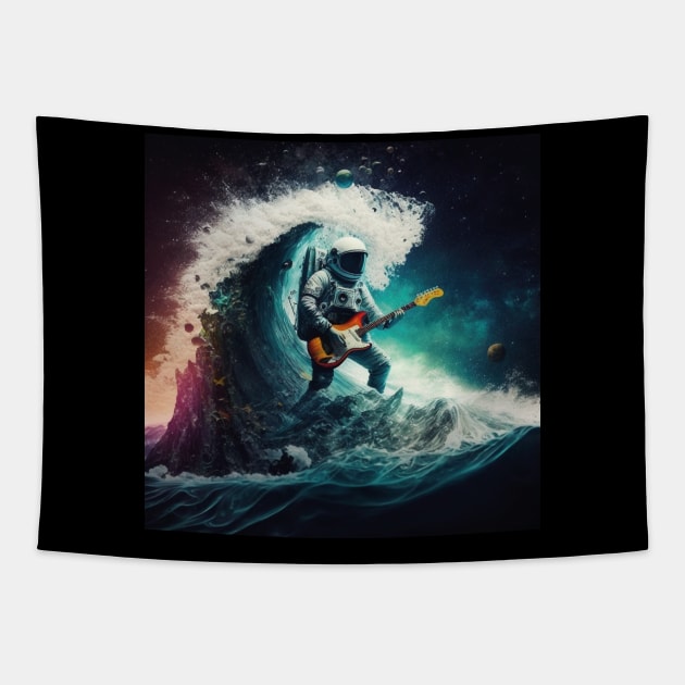 Space surfer Tapestry by rocknerd