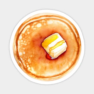 Pancake Watercolour Magnet