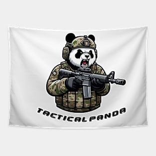 Tactical Panda Tapestry