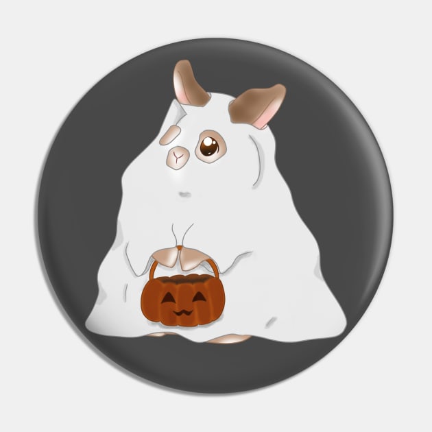 see trough rabbit ghost _ Bunniesmee Halloween Edition Pin by GambarGrace