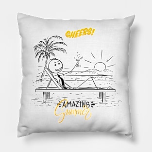 cheers summer amazing Pillow