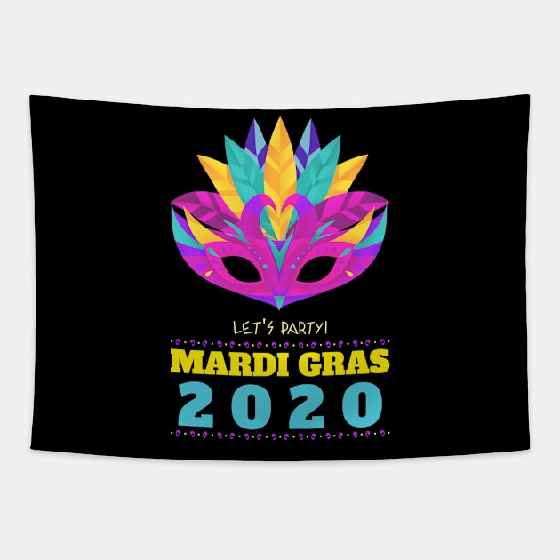 2020 Mardi gras Tapestry by just3luxxx