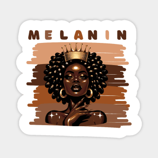 Shades Of Melanin Queen Magnet