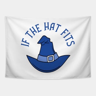 Blue If The Hat Fits Cheeky Witch® Tapestry