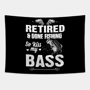 Retired & go fishing Tapestry