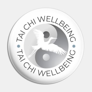 Tai Chi Wellbeing dark logo Pin