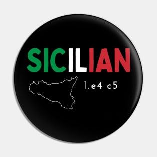 Sicilian  defense - Chess Pin