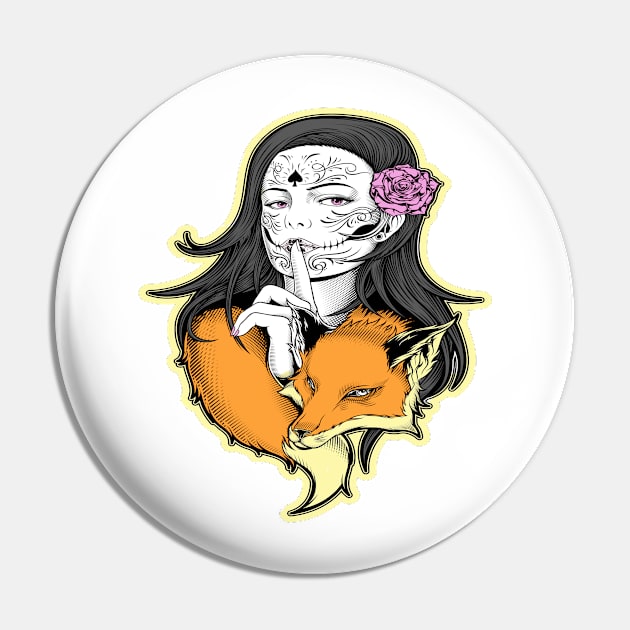 women's Pin by EmaUness1art