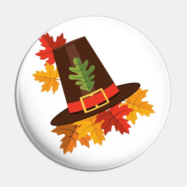 Pilgrim Hat Pin by SWON Design