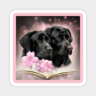 Black Labradors Magnet