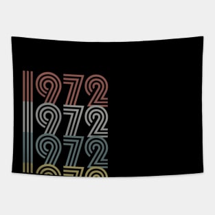 1972 Birth Year Retro Style Tapestry