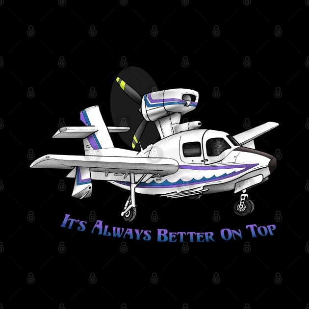 Lake Renegade Cartoon Sea Plane by Funky Aviation