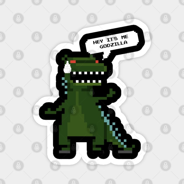 Godzilla Minus One Magnet by Nolinomeg