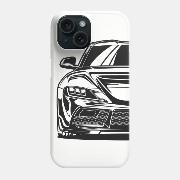 Toyota Supra Mk5 Phone Case by idrdesign