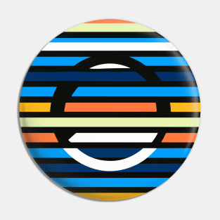 Stripes Colors BAUHAUS Pin