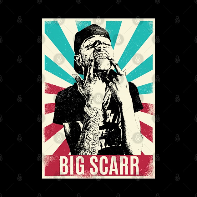 Vintage Retro Big Scarr by Bengkel Band