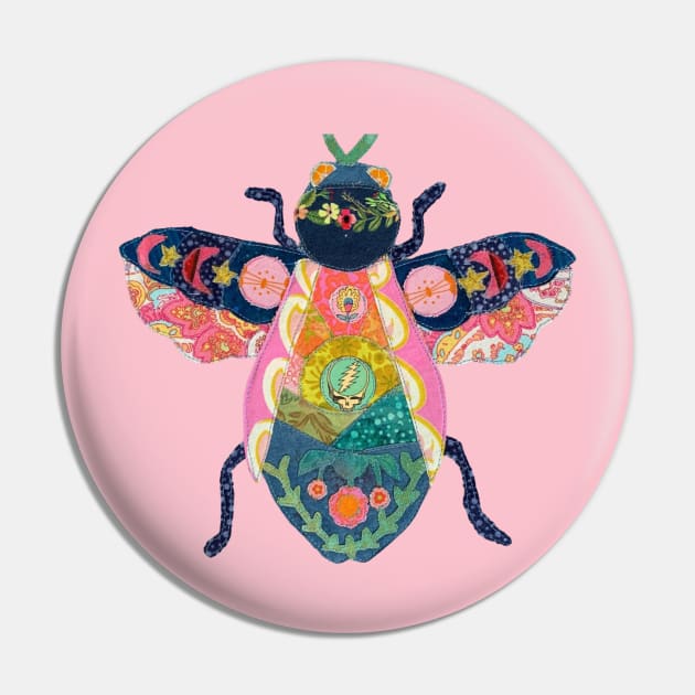 Moon and Stars Insect Karen Payton Art Pin by karenpaytonart