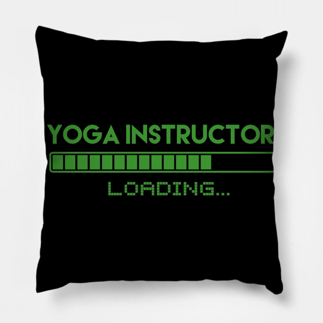Yoga Instructor Loading Pillow by Grove Designs