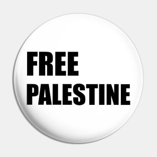 Free Palestine Pin