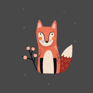 Kids' Nursery: Foxes, Trees, Whimsy T-Shirt