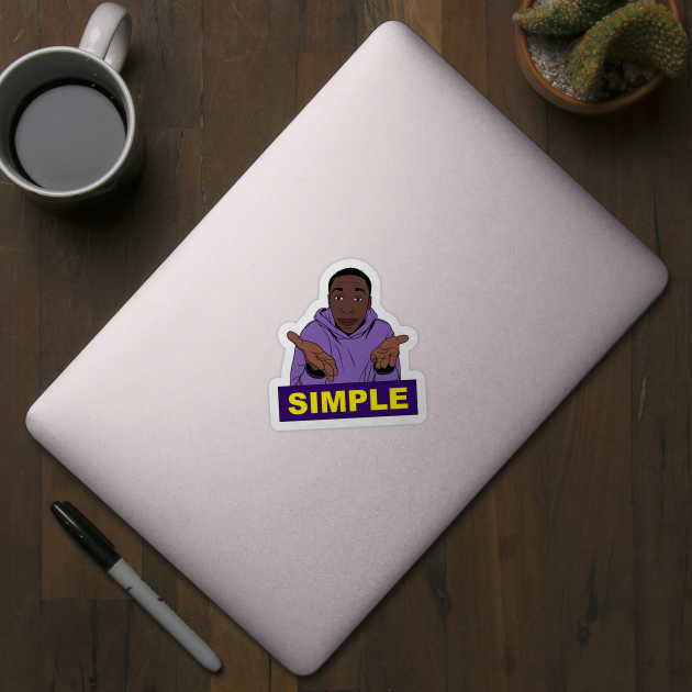 Khaby Lame Simple Khaby Lame Sticker Teepublic