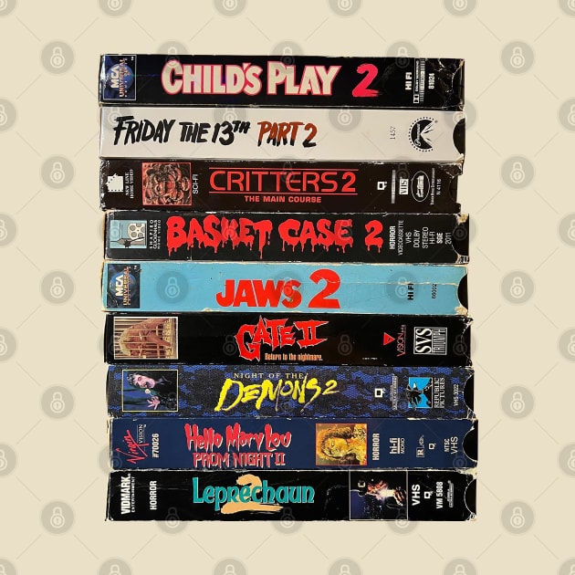 Favorite Movie Horror Retro Cassette by generasilawas