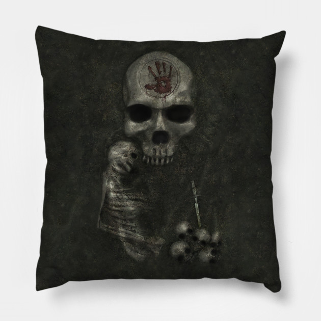 Dark Brotherhood Door Skyrim Pillow Teepublic
