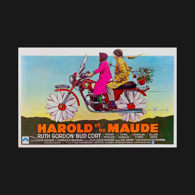 HAROLD AND MAUDE- FRENCH MOVIE POSTER by The Jung Ones