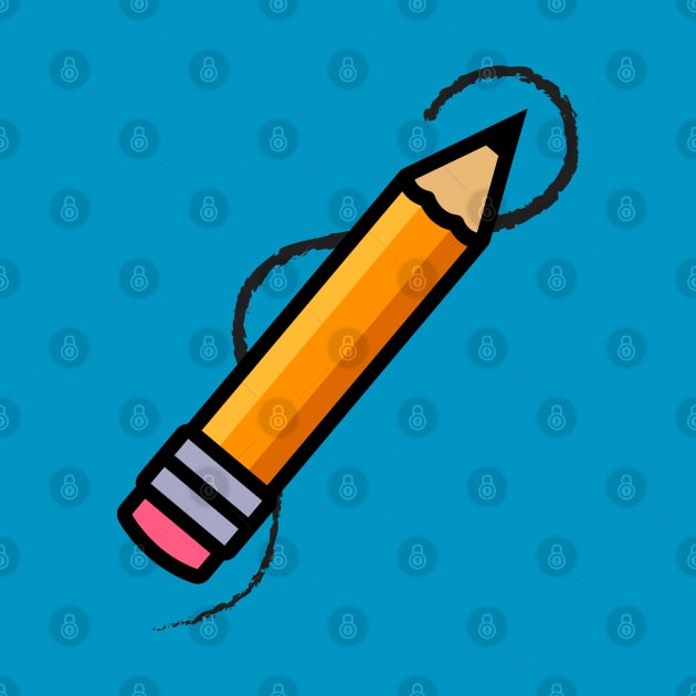 Simplistic School Pencil by DaTacoX