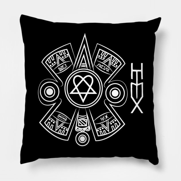 Heartagram HIM Pillow by Colin Irons