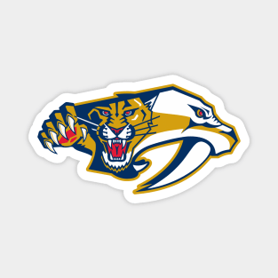 Predators - Panthers logo mashup Magnet