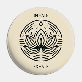 Zen Lotus Meditation Pin