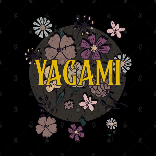 Aesthetic Proud Name Yagami Flowers Anime Retro Styles by Kisos Thass