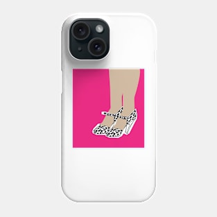 40's style cheetah heels Phone Case