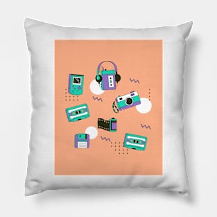 Retro gadgets Pillow