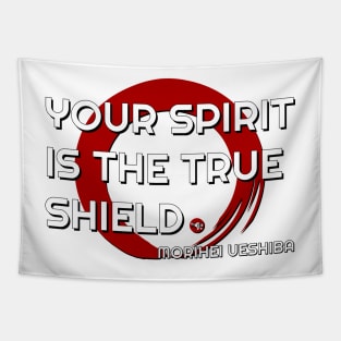 Aikido Spirit Shield Tapestry