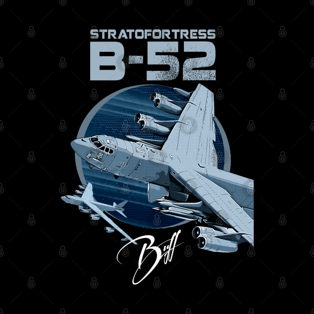 B-52 Stratofortress U.S. long-range heavy bomber by aeroloversclothing