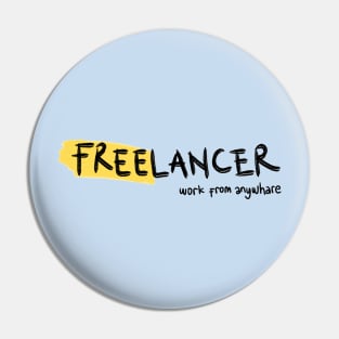 Freelancer (work from anywhare) Pin